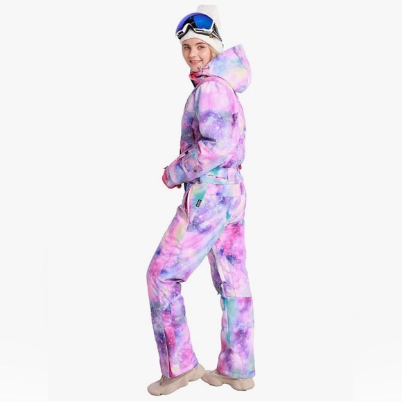 Bluemagic Womens Snowsuit One Pieces Ski Suits Jumpsuits Colorful Coveralls - Picture 3 of 12